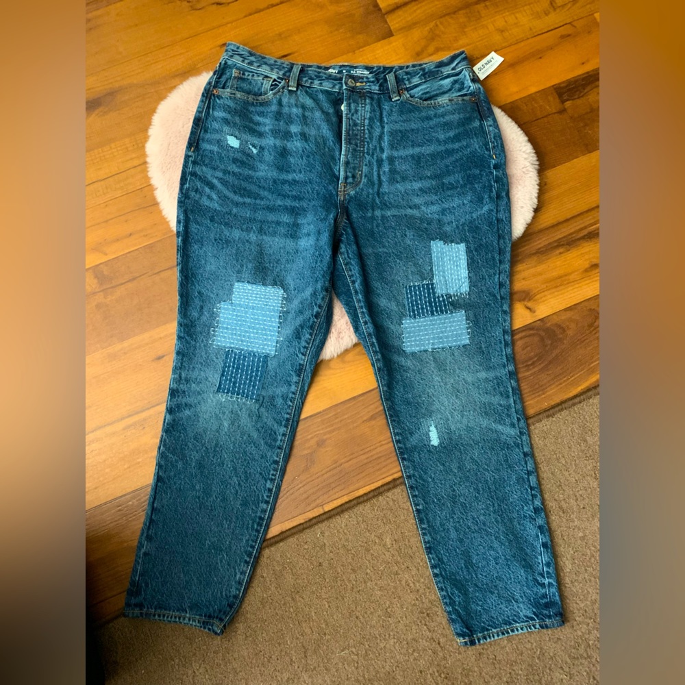 Old Navy Ankle Patch Jeans